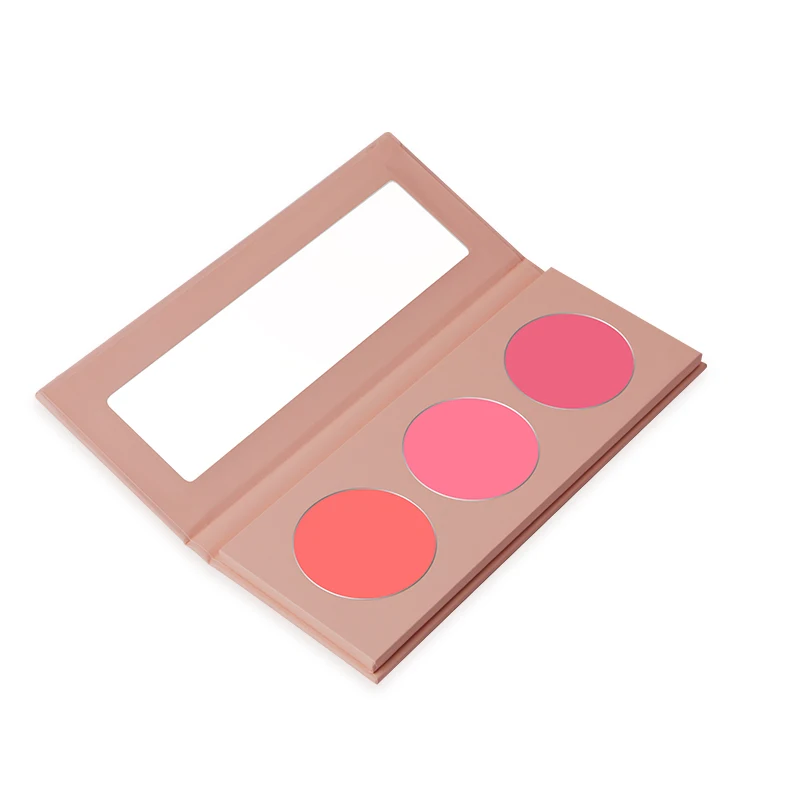 
private label custom logo makeup blush Powder Soft And Delicate Makeup 3 Colors blush palette 