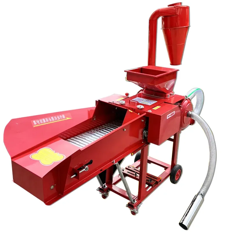 Cost effective Diesel engine forage chaff cutter grinding machine silage corn stalk chopper cutting crusher