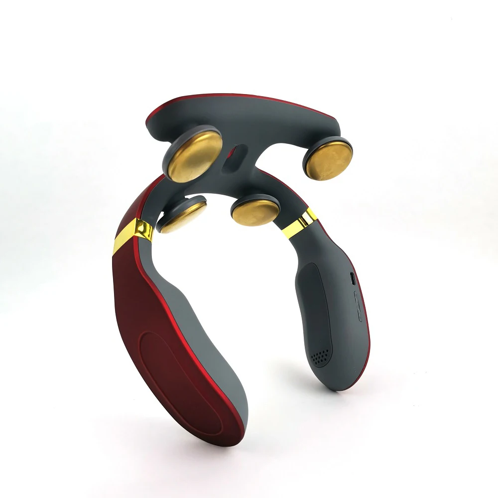 MeiZons Four Heads Rechargeable Neck Kneading Massager For Sale