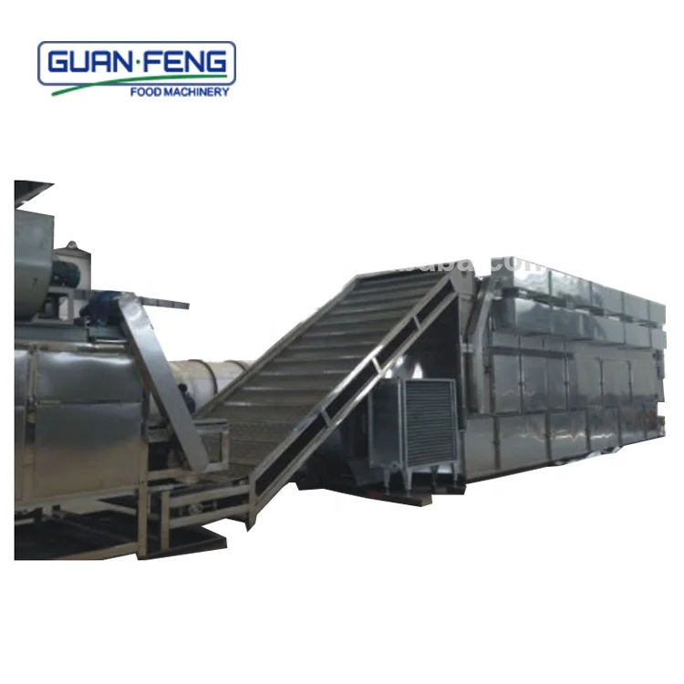 Automatic belt dryer red pepper processing line equipment vegetable belt drying machine cabbage carrot dryer