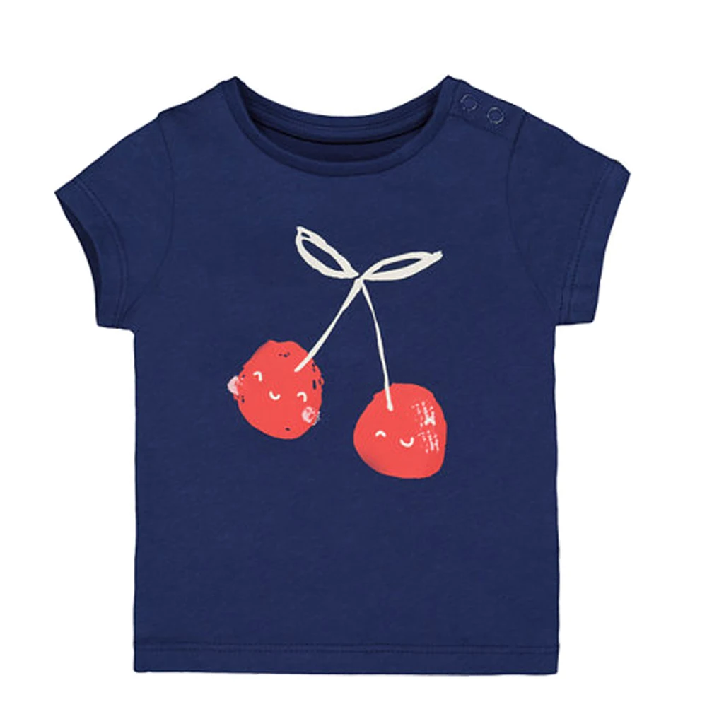Custom design print organic baby clothes kids clothing t shirt girls