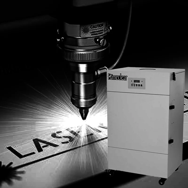 Oem Portable Industrial Duct Activated Carbon Air Purifier Filter Pm 2.5 Laser Cutting Machine Smoke
