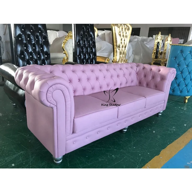 High Quality PU Leather Reception Waiting Sofa / Salon Room Furniture