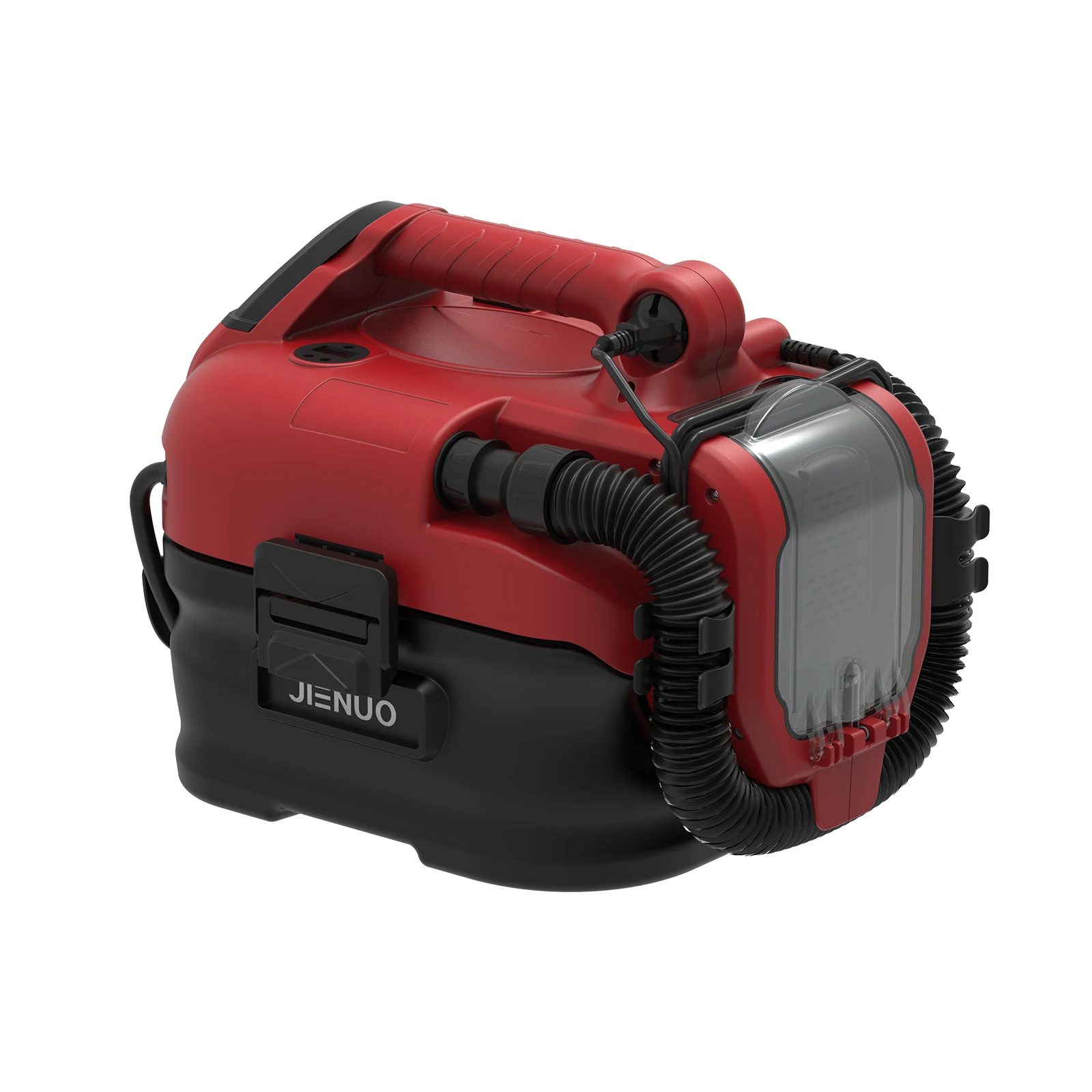 JIENUO 2 Gallon 20V Lithium Battery Portable Wet Dry Cyclone Vacuum Cleaner with Air Inflact Adapter JN701