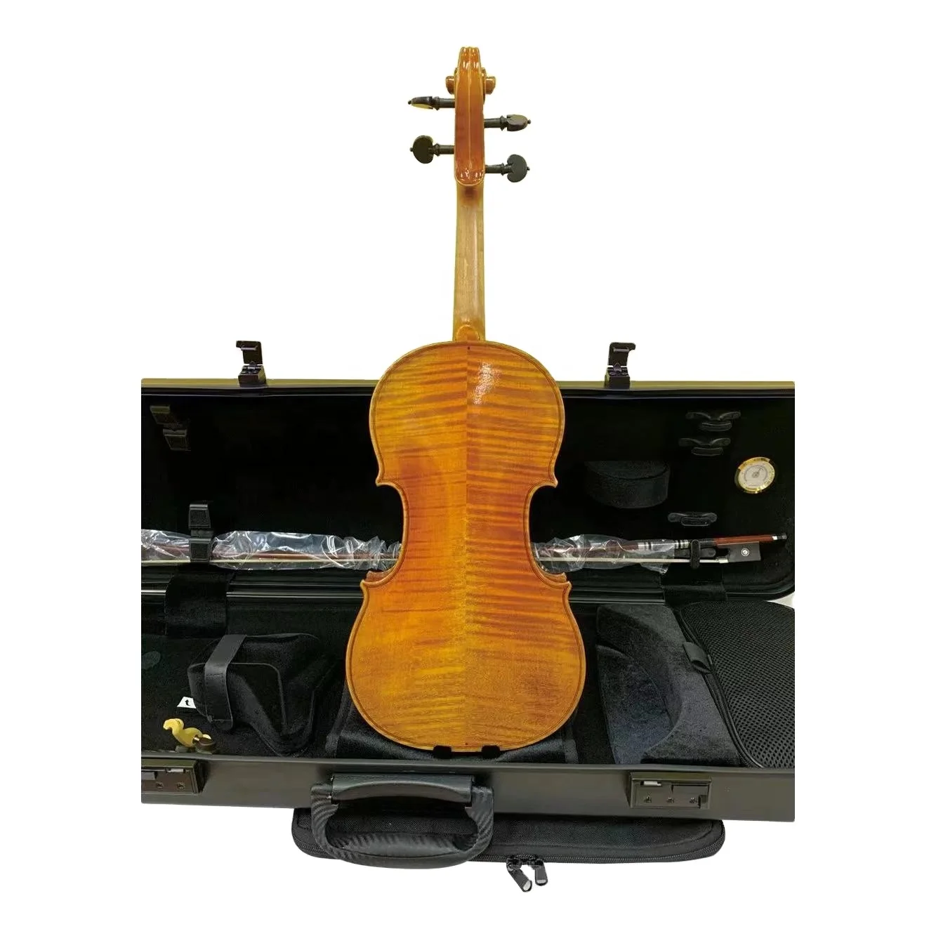 Microprocessor Transistor Bow Stand Handmade Flamed Maple Violin