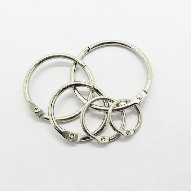 Book Hoop Binding Rings Binder Hoops Loose Leaf Book Ring for File Paper Book
