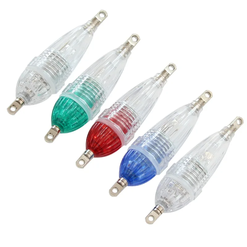 Sea fishing 6CM flash battery operated underwater fishing light LED fish lure light sea fish lamp