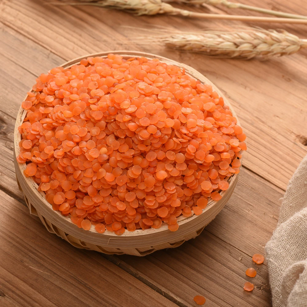  Organic Agricultural Products Red Split Lentils Crop Beans