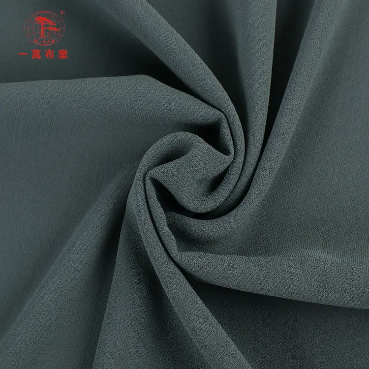 Полиэфирная чистая шифоновая ткань, 100 полиэфирная ткань, окрашенная шифоновая ткань