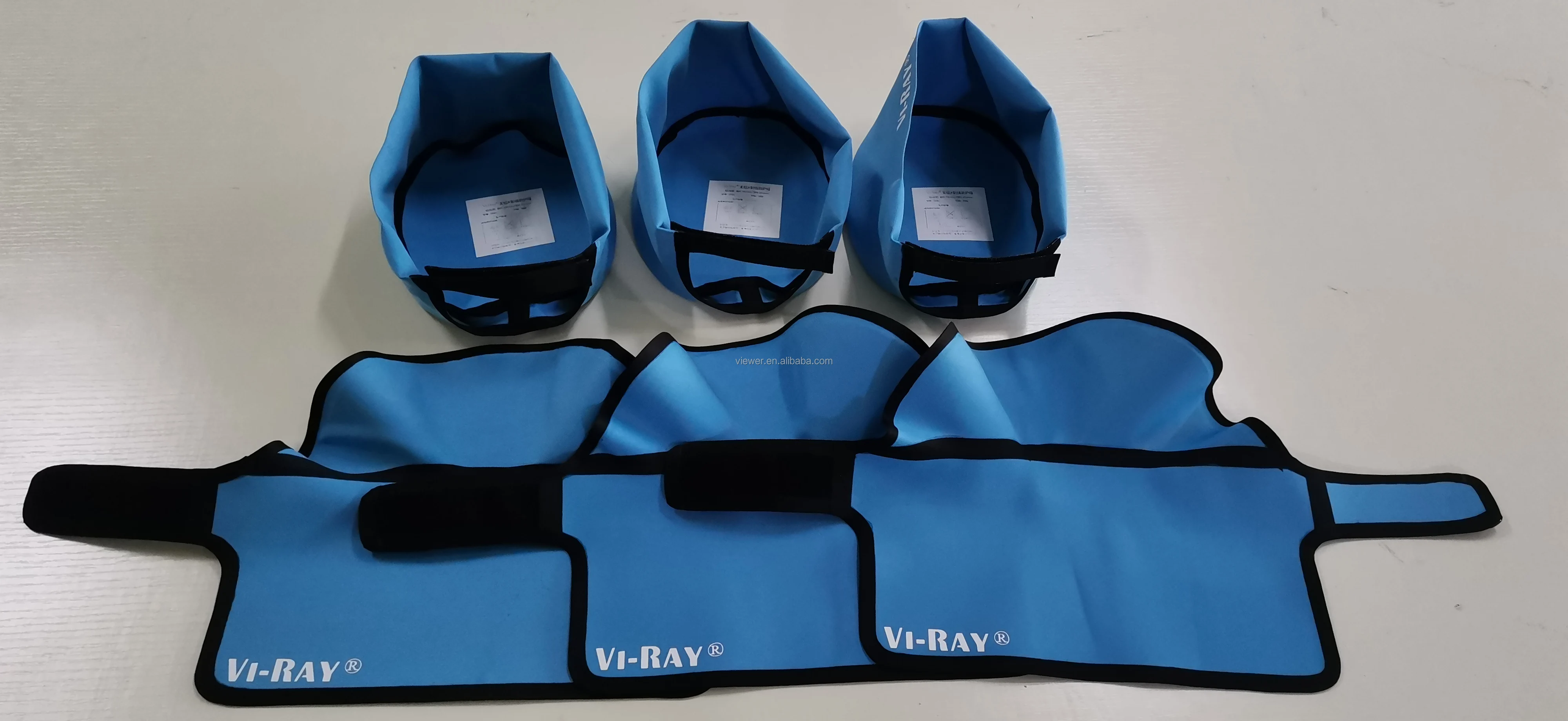 
Medical Radiation X-Ray lead free radiation apron with thyroid collar and cap 