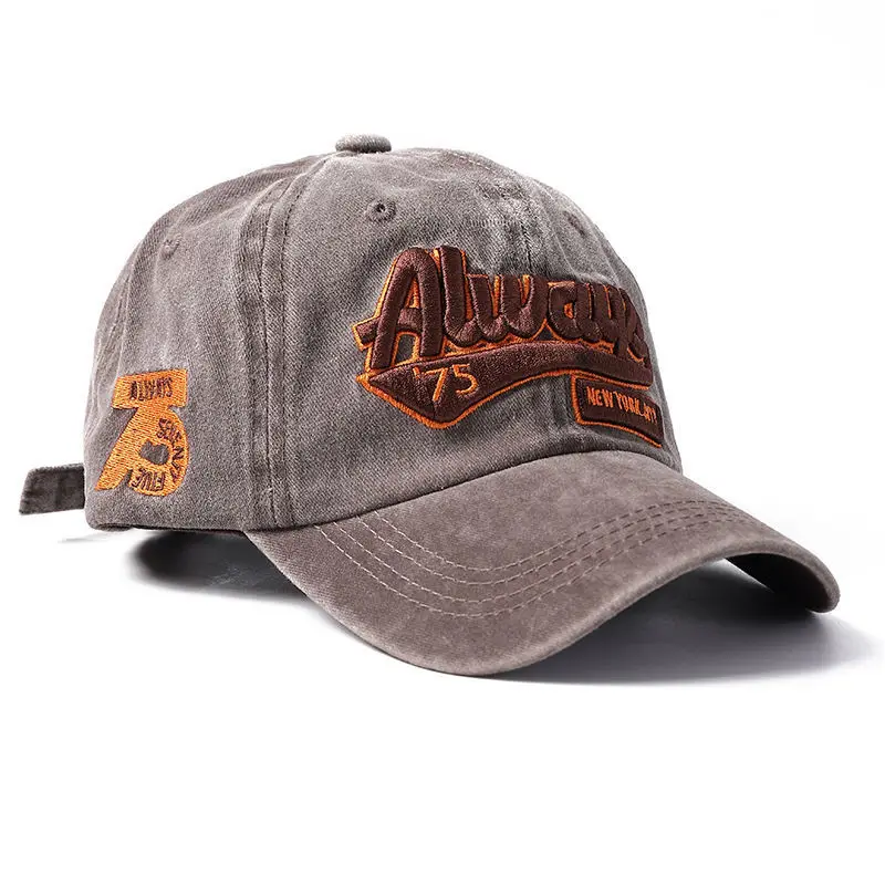 100% cotton Vintage Retro 6 Panel Distressed Stone Washed 3d denim wholesale baseball cap wholesale caps