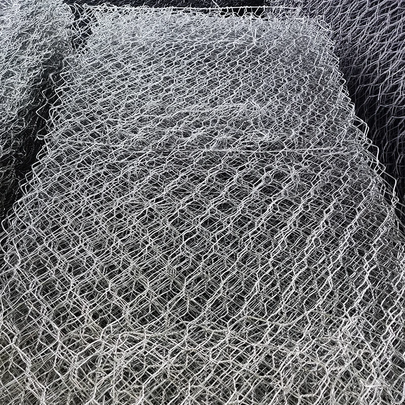 Hexagonal stone gabion wire mesh / PVC Coated Gabion Box / sack gabion wall