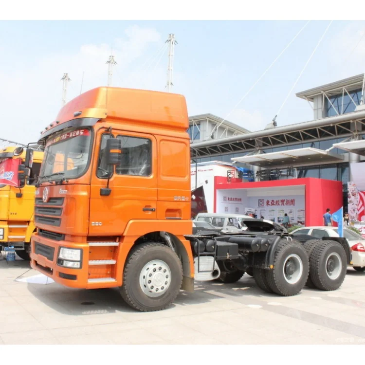 Эффективная тормозная система 450hp трактор грузовик Shacman Delong б/у F3000 6*4 Дизельный прицеп тягач