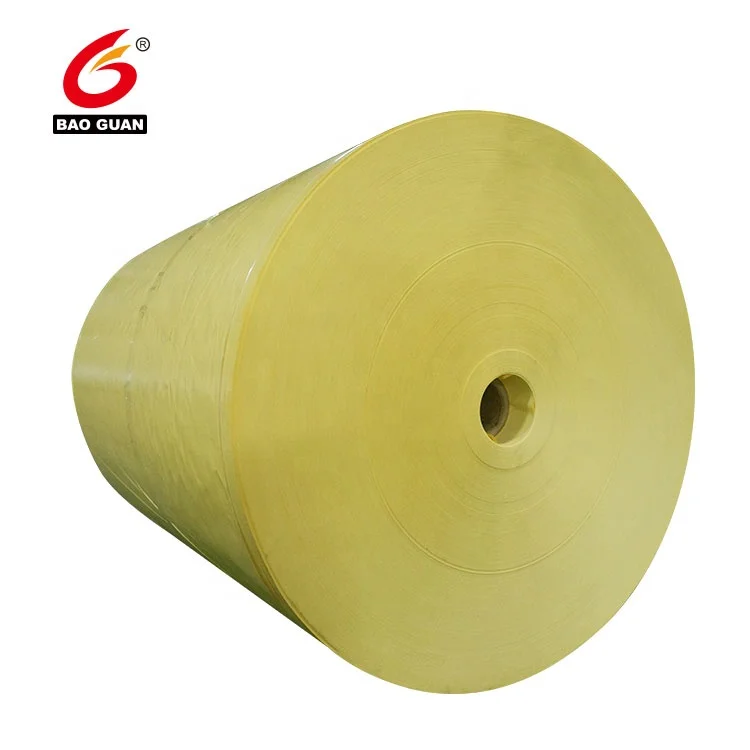 brown color double sides silicone release kraft paper jumbo rolls