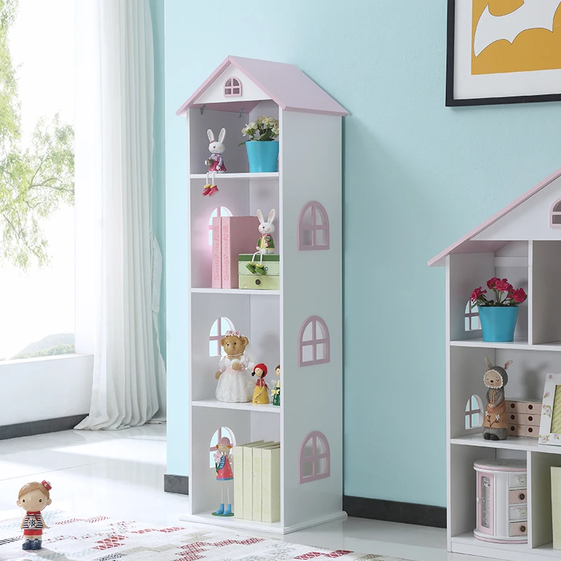 Modern Bookshelf For Children Bookcase Other Educational Toys Wooden Furniture Baby Toys Kids Wooden Doll House Kids Bookshelf