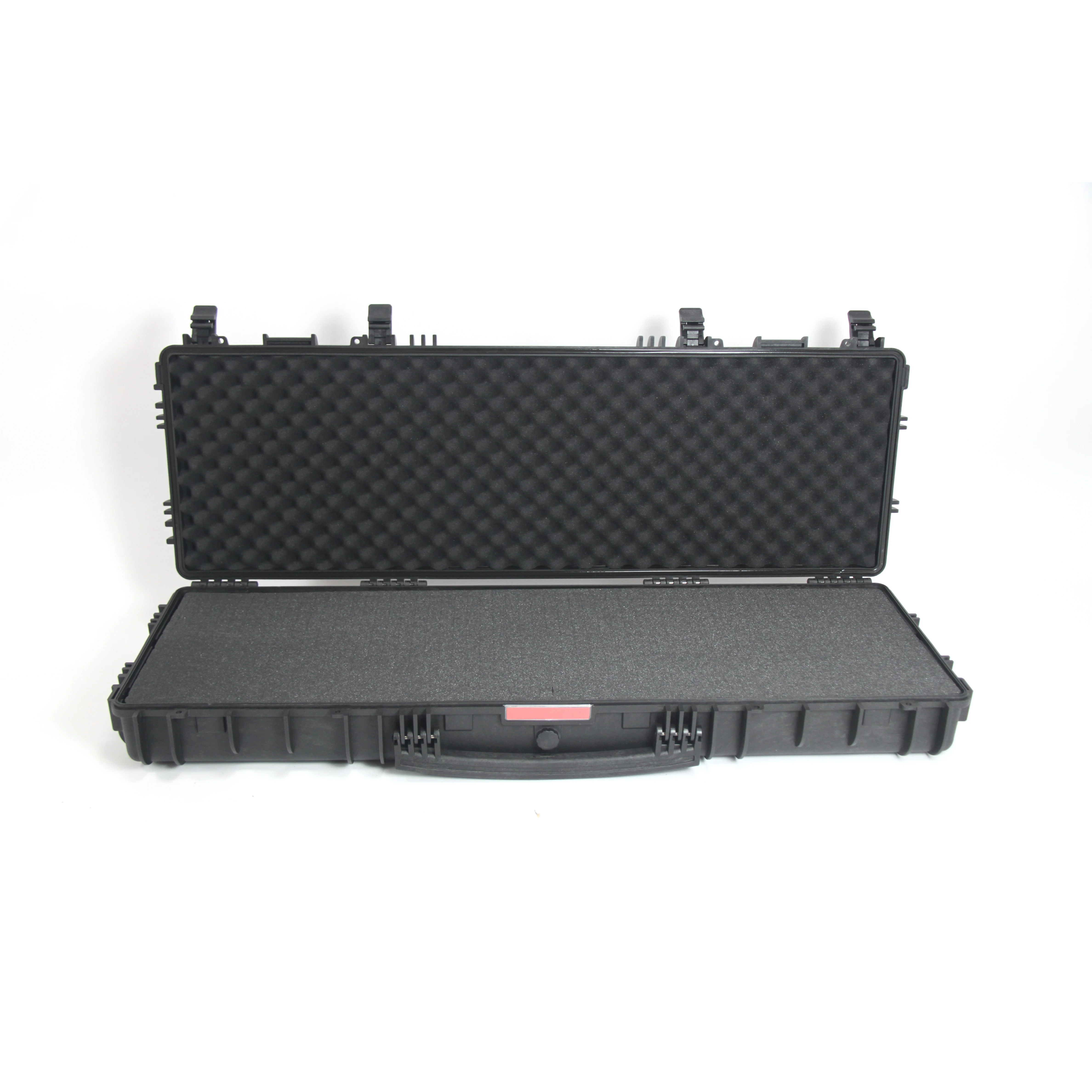 FOYOTO portable gun storage case box with eggcrate foam inside for hunting protect