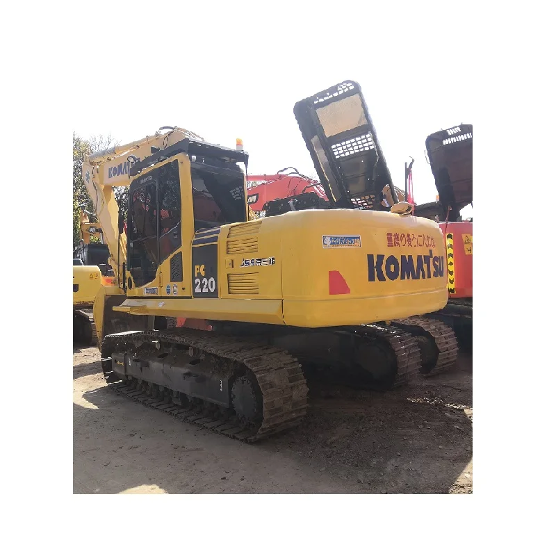 Factory for sale low priced used komatsu excavator komatsu pc220-8 track used excavator machine komatsu pc220-8 used excavators
