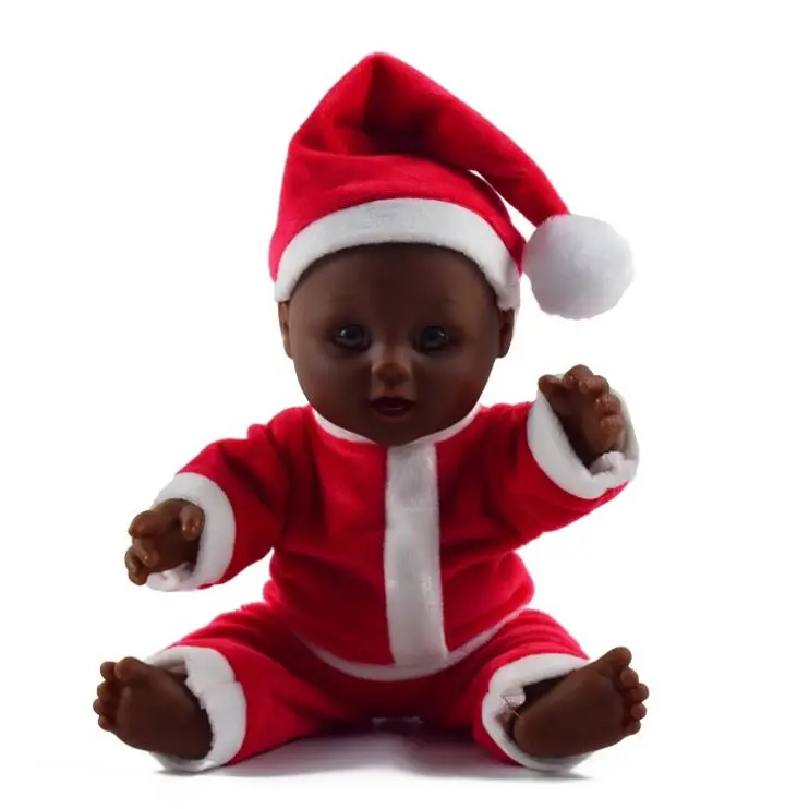 Nathaniel Christmas doll 12 inch Low Price Wholesale Black Fashion Baby Dolls Made In China