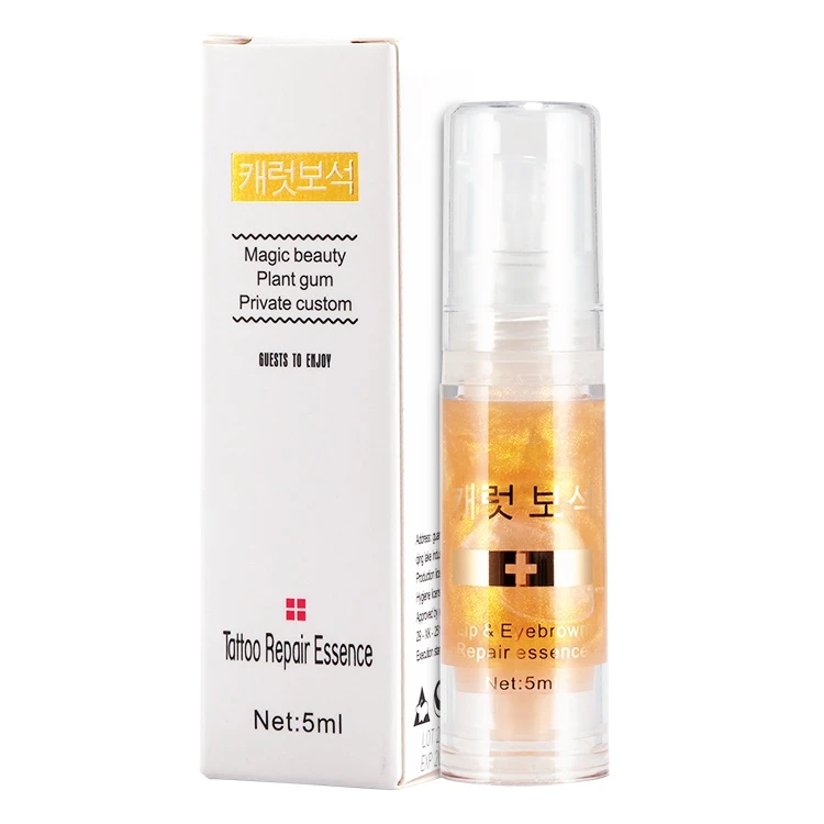 Tattoo Repair Essence Eyebrow Lip Aftercare Golden Cream Korean PMU Supplies Shading Tattoo Brow Care Repair Color Protecting