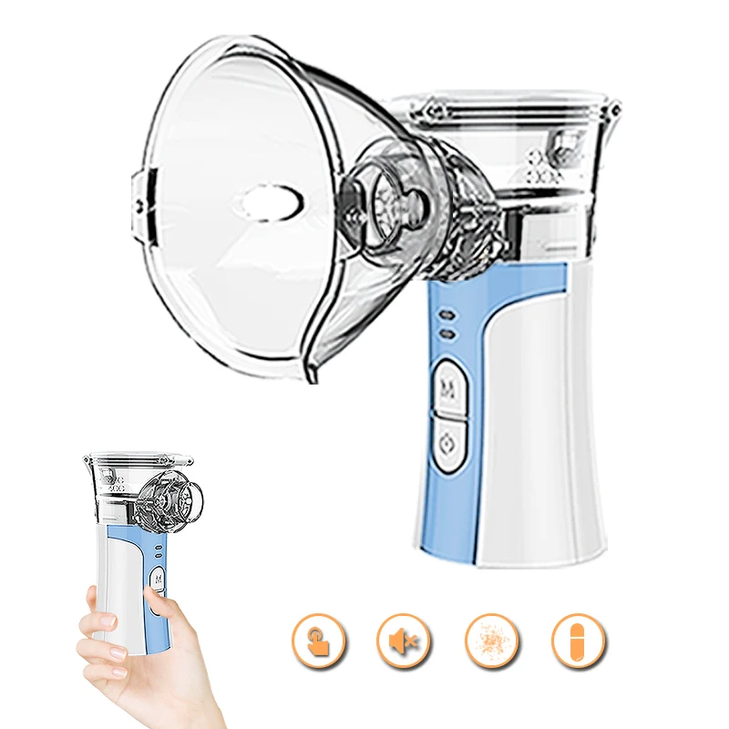 small electric portable pocket ultrasonic mesh atomizer silent inhalation for Adult Children nebuliseur machine device