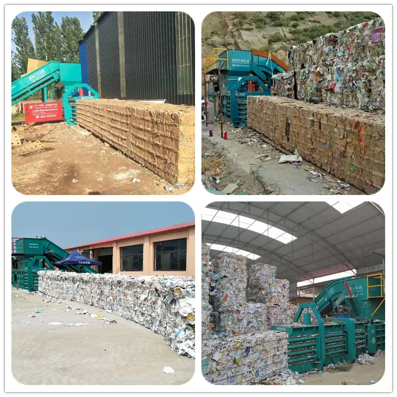 hydraulic cotton used clothing baling press machine for sale