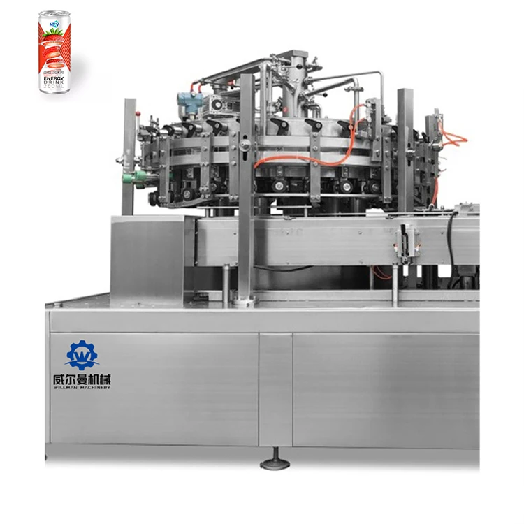 Wholesale Low Price Aluminum Can Sparkling Soda Water Carbonated Drink Filling Packing Production Line Machine