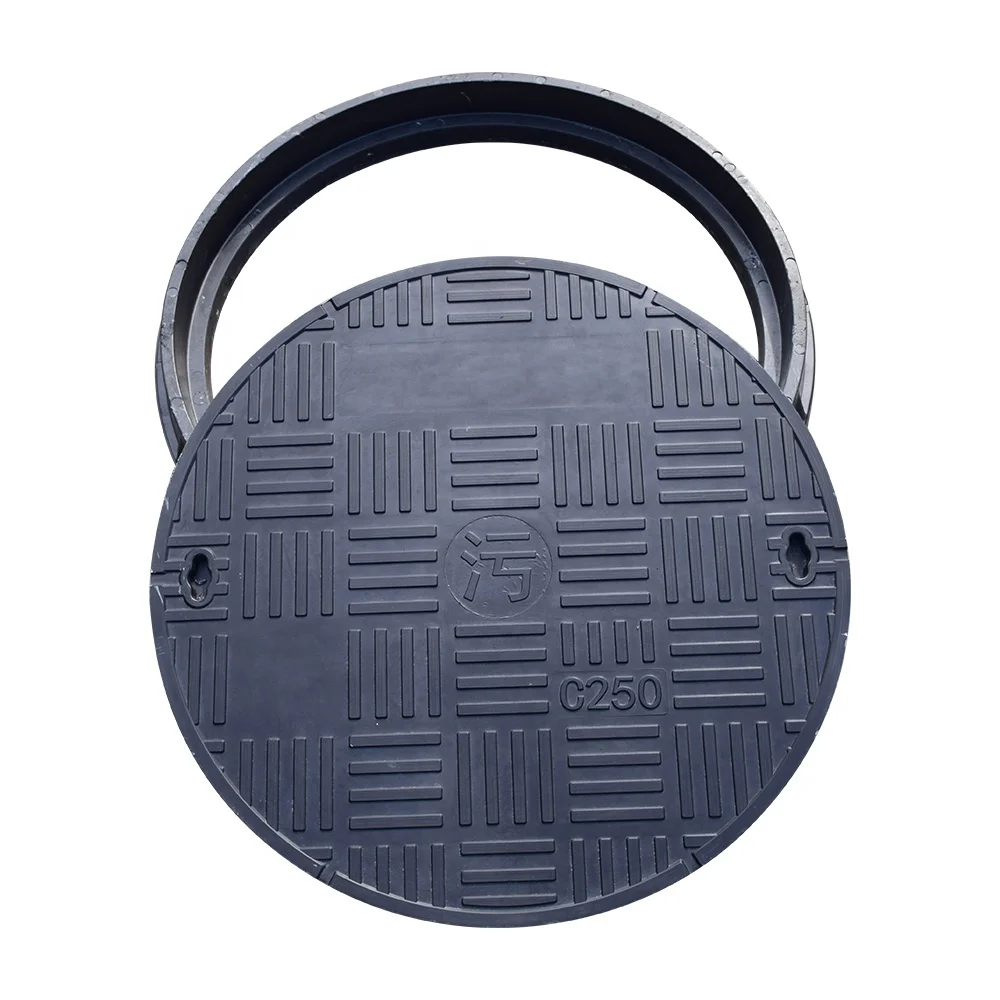 Factory Sale high quality Any surface design or logo are fully supported composite Customized Size manhole cover