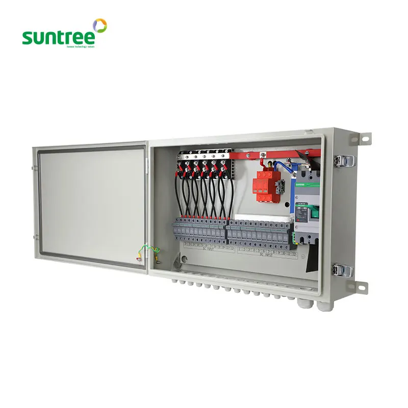 2 4 5 6 8 10 12 16 24 ways string Combiner Box With Lightning Protection Solar Energy box