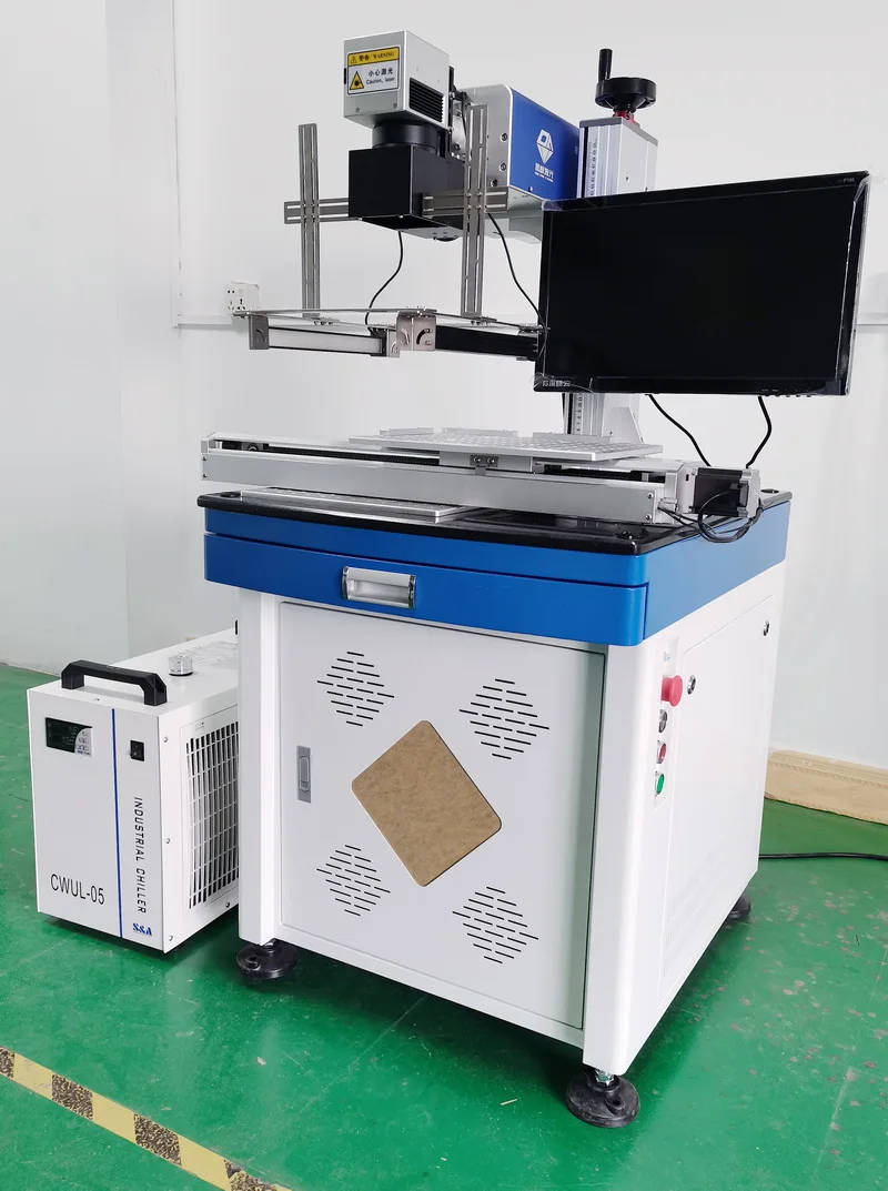 
CCD Visual Positioning UV Laser Marking Machine RFH Laser Source Movable Slides Large-format 3W 5W 8W 10W CE Certified Price 