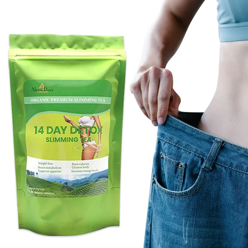 Hot Selling  Best Slim Tea for Weight Loss and Flat Tummy Organic Slimming Tea Burn Fat Weight Loss Detox Slim Tea