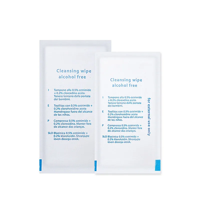 Disposable Chlorhexidine Alcohol-Free Cleaning and Disinfection Pads