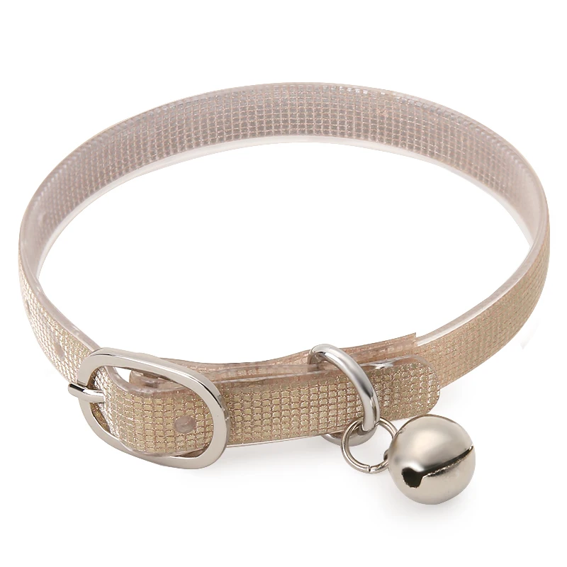 Manufacturer Wholesale Adjustable Nylon Classic Solid Colors Pet Products Dog And Cat Collar With Bells