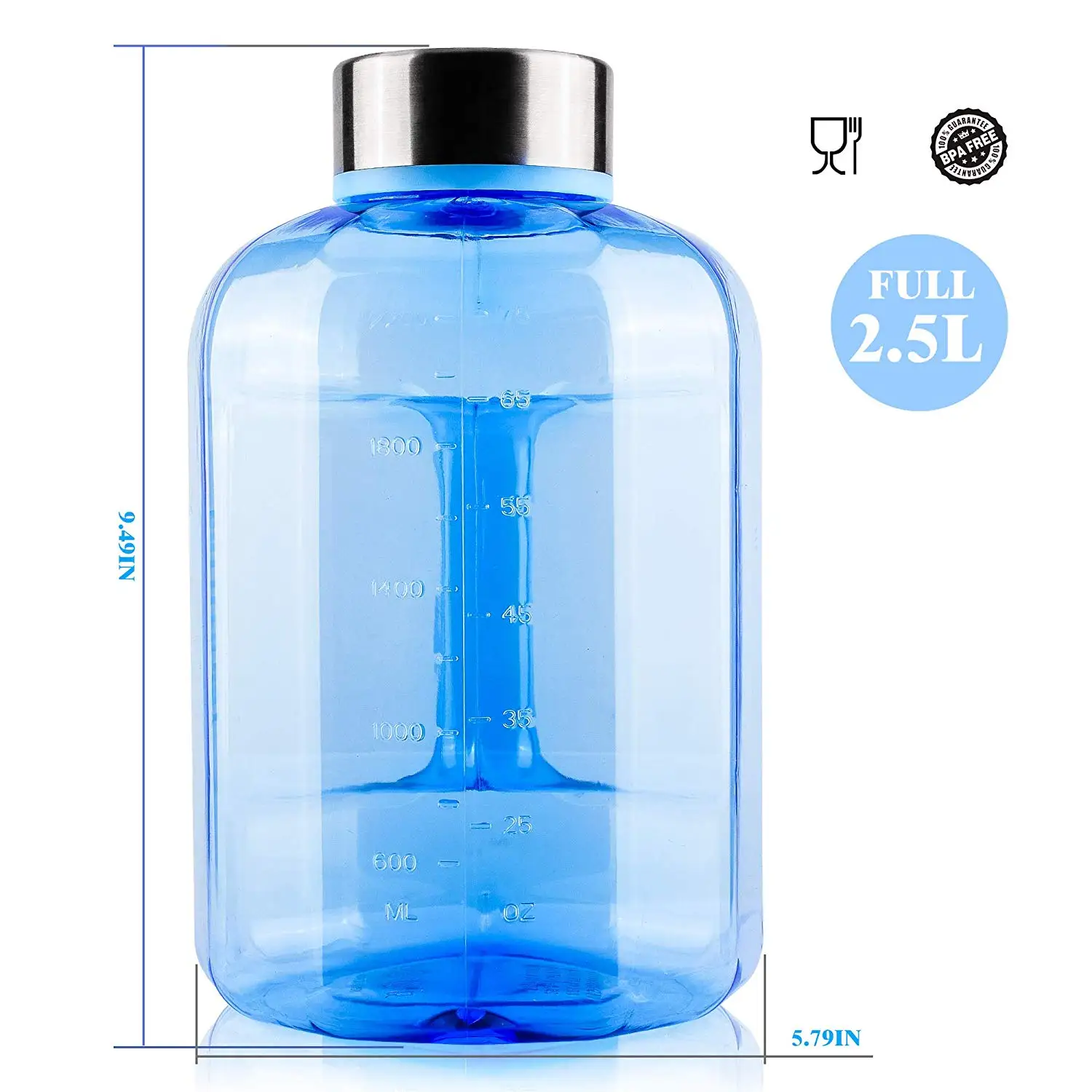 Оптовая продажа с завода, бутылка воды botella de agua с индивидуальным логотипом