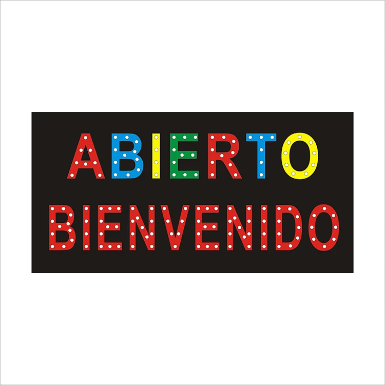 Factory direct 48*25cm lamp beads led lights board illuminated advertising signs