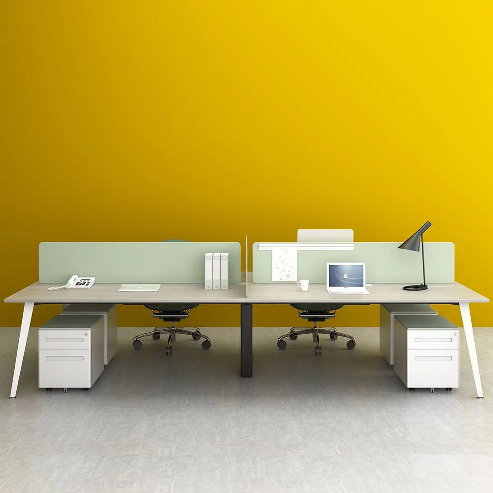 modern design commercial Office Furniture 4 people office workstation table