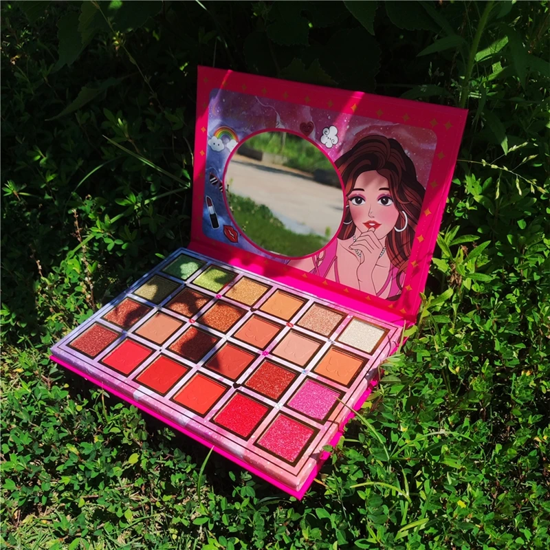 Makeup korena Eye shadows mini Shimmer Matte Duochrome Palette Eyeshadow cosmetic Private Label Waterproof sombra de ojos
