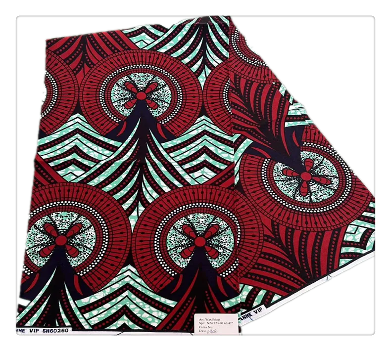 100% Cotton Veritable Wax Guaranteed Real wax print Batik fabric dutch hollandais pagne africa national  dress