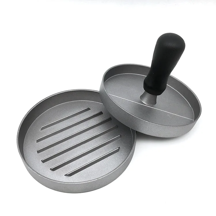 
Manual non-stick hamburger press machine beef barbecue mold plastic handle hamburger press 