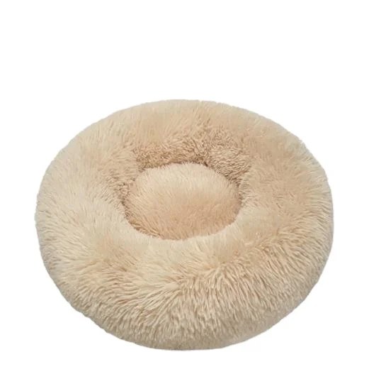 Direct Selling Soft Plush Warm Round Plush Fluffy Pet Mattress