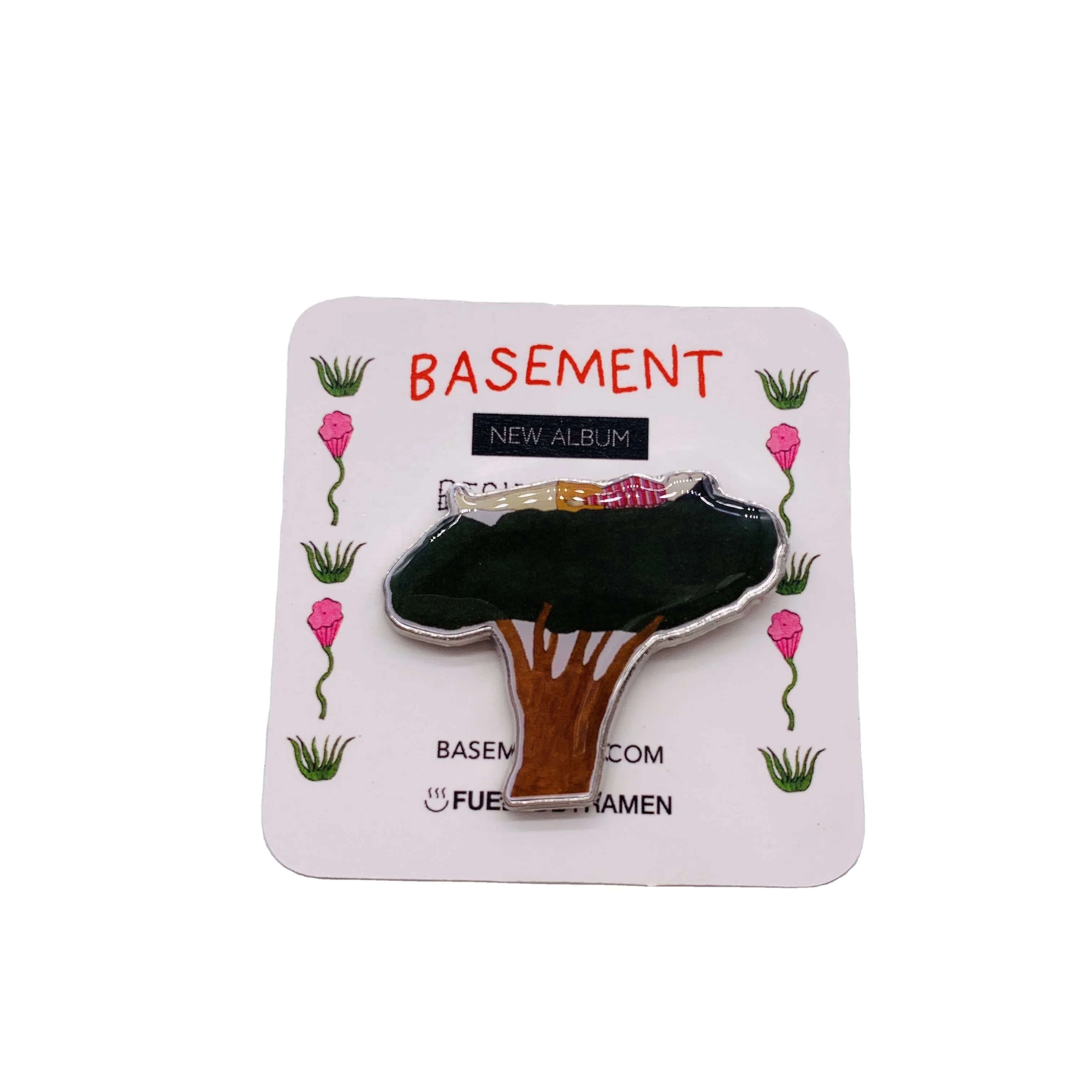 High quality metal pin with backing card packaged custom design metal enamel lapel pin badge