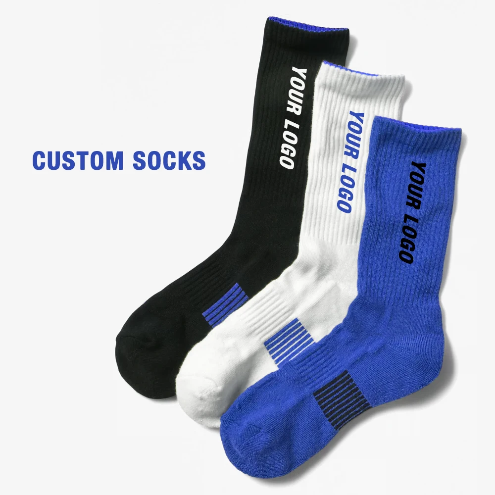 Socks Uron 2022 High Quality Low Moq Crew Socks Custom Logo Crew Socks from china
