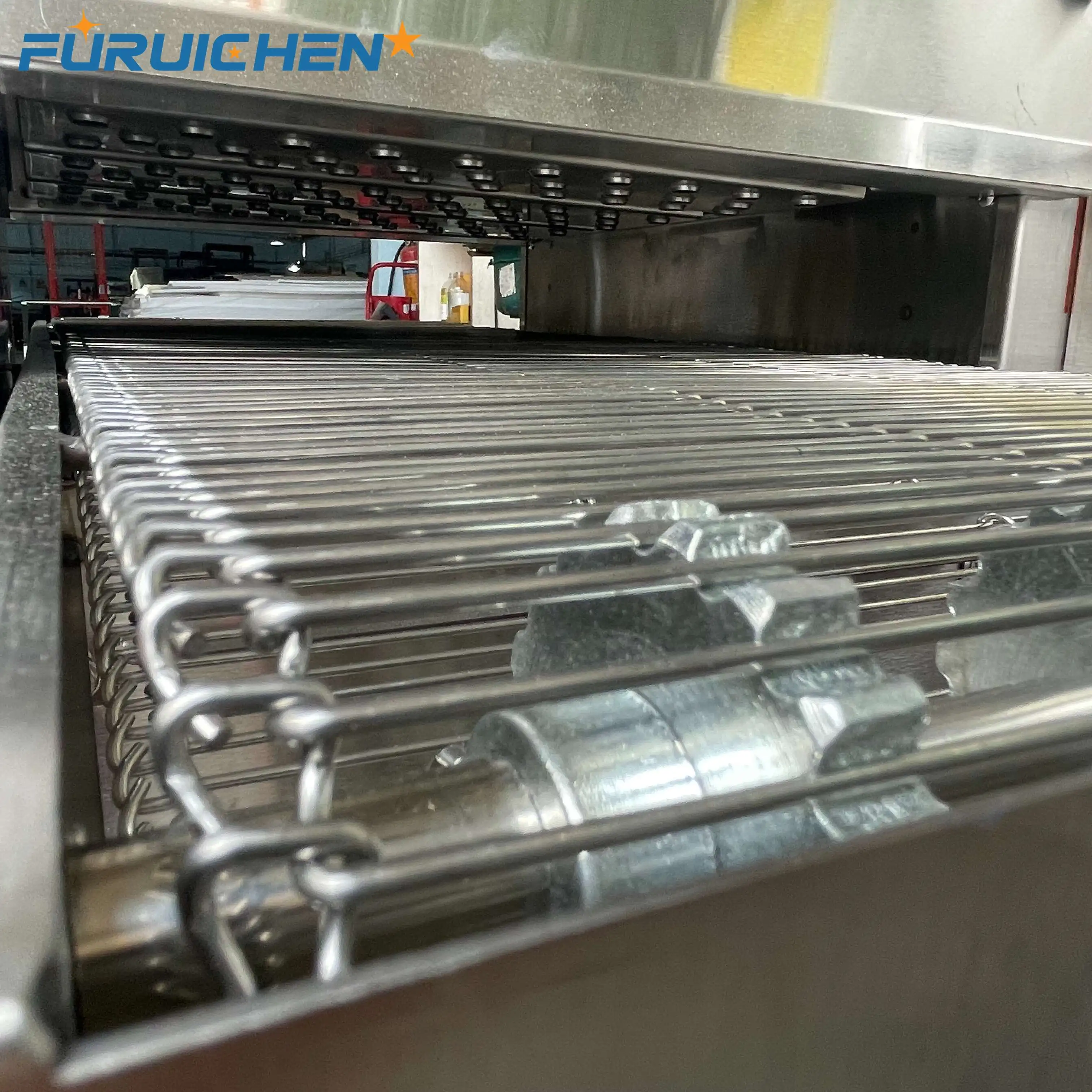 Furuichen CHina Wholesale Price Commercial 43.3inch Conveyor Pizza Oven Industrial Hot Air Pizza Oven