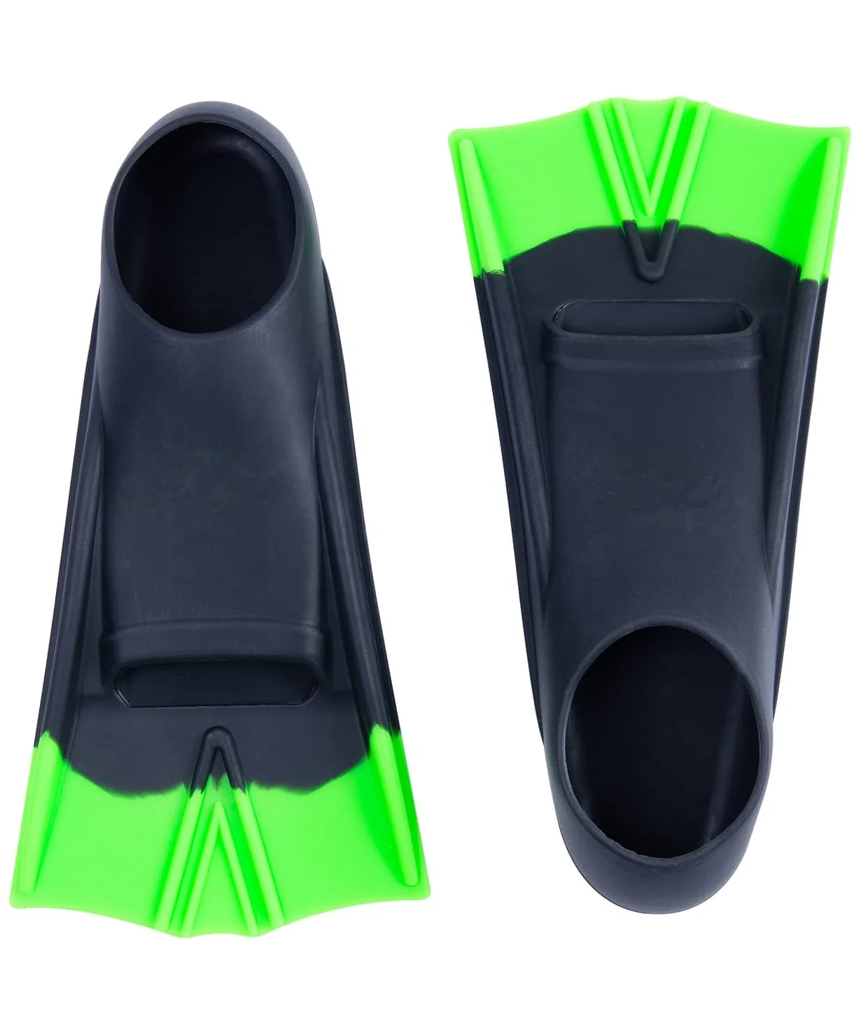 Best seller custom logo with brand swim fins in silicone flippers for swimming pool diving fin