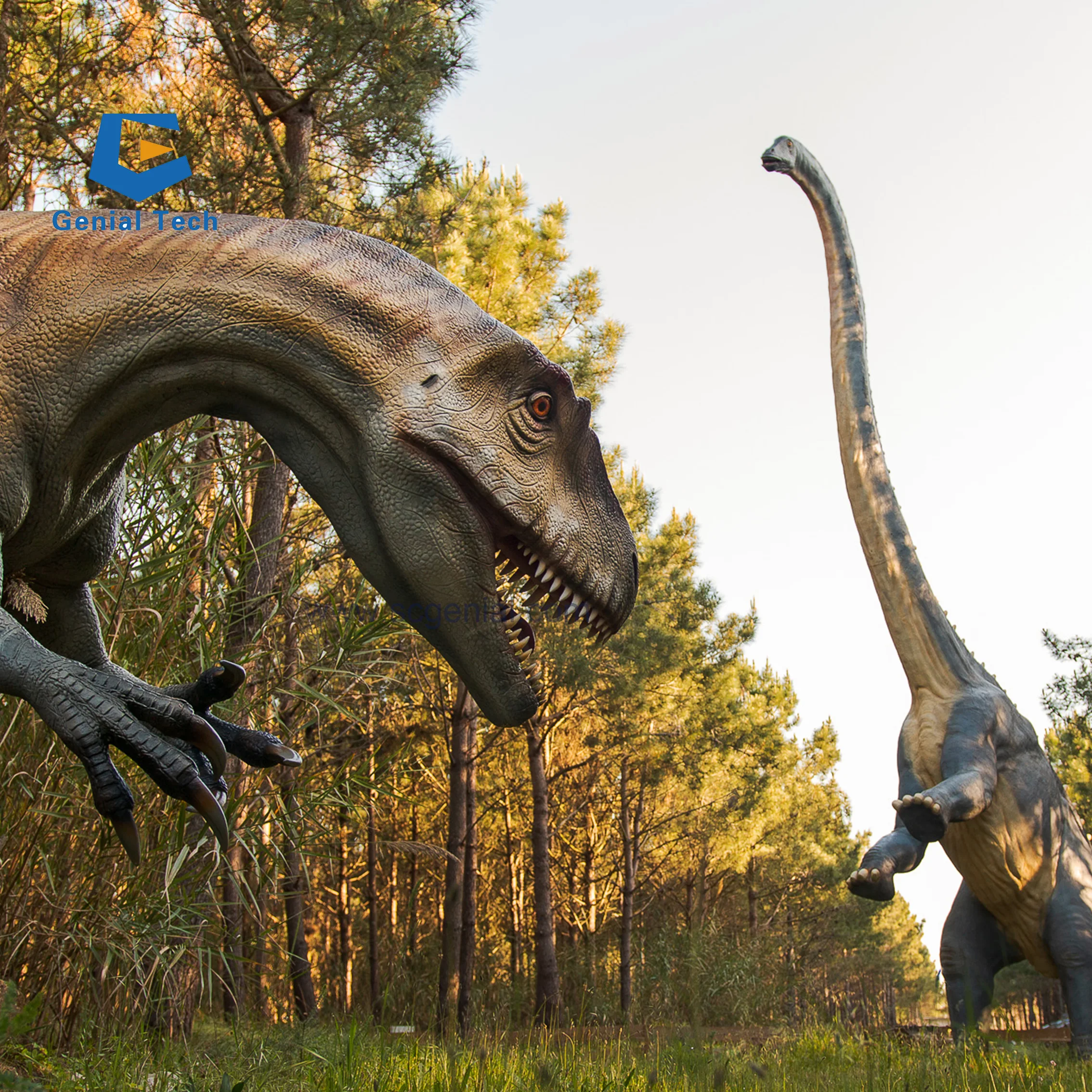 JN-Z24 реалистичный тематический парк Carnotaurus mechatronics museum качественная модель динозавра для парка приключений динозавров