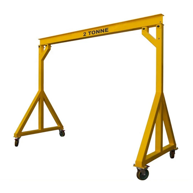 Small a frame lifting portable gantry crane 2 ton 3.5 ton