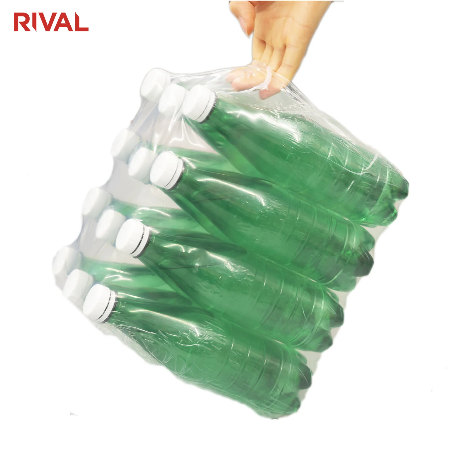 Factory manufacture customized thickness transparent PE polyethylene roll LLDPE heat shrink film for beverage wrapping