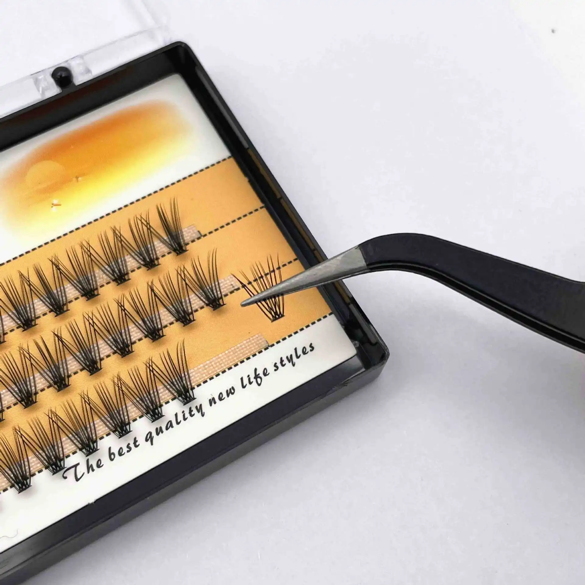 Накладные ресницы из искусственной норки 20D 30D