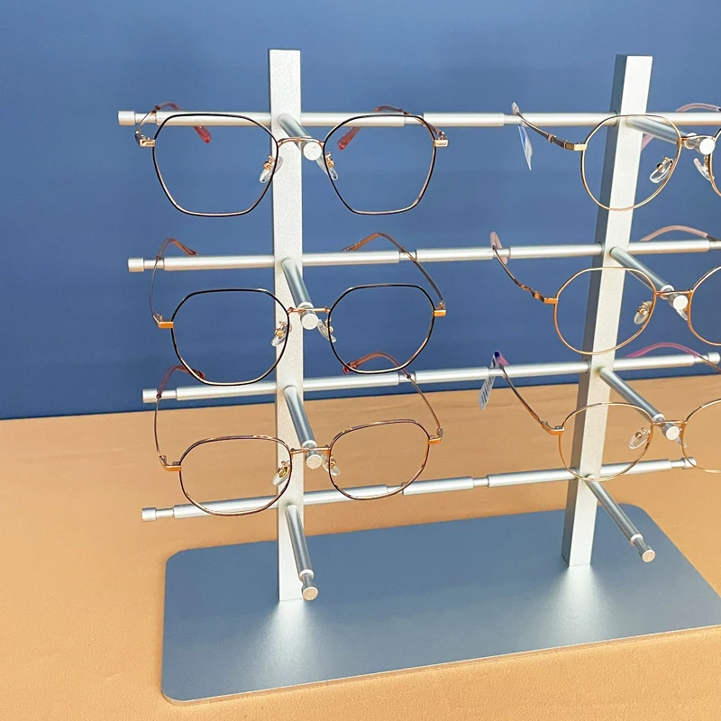 Light luxury eyewear counter display optical display rack travelling eyeglass display