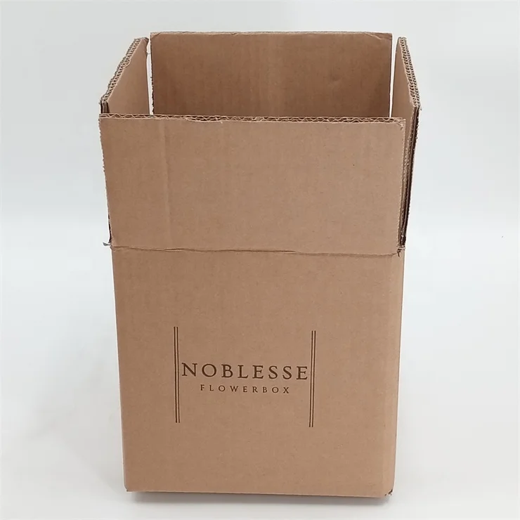 High Quality Printing Logo Brown Kraft Box Corrugated Board Packaging Box