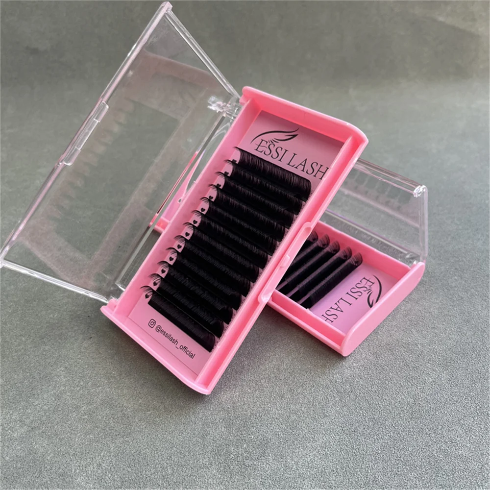 ESSI LASH High Quality Volume Matte Black Lash Extens pesta as Handmade Easy Fan  Mink Lash Extensions